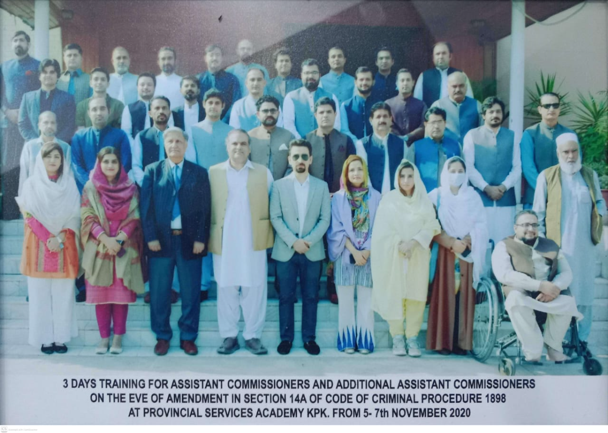 3 Days Training For Assistant Commissioners And Additional Assistant Commissioners. From 5- 7th november 2020