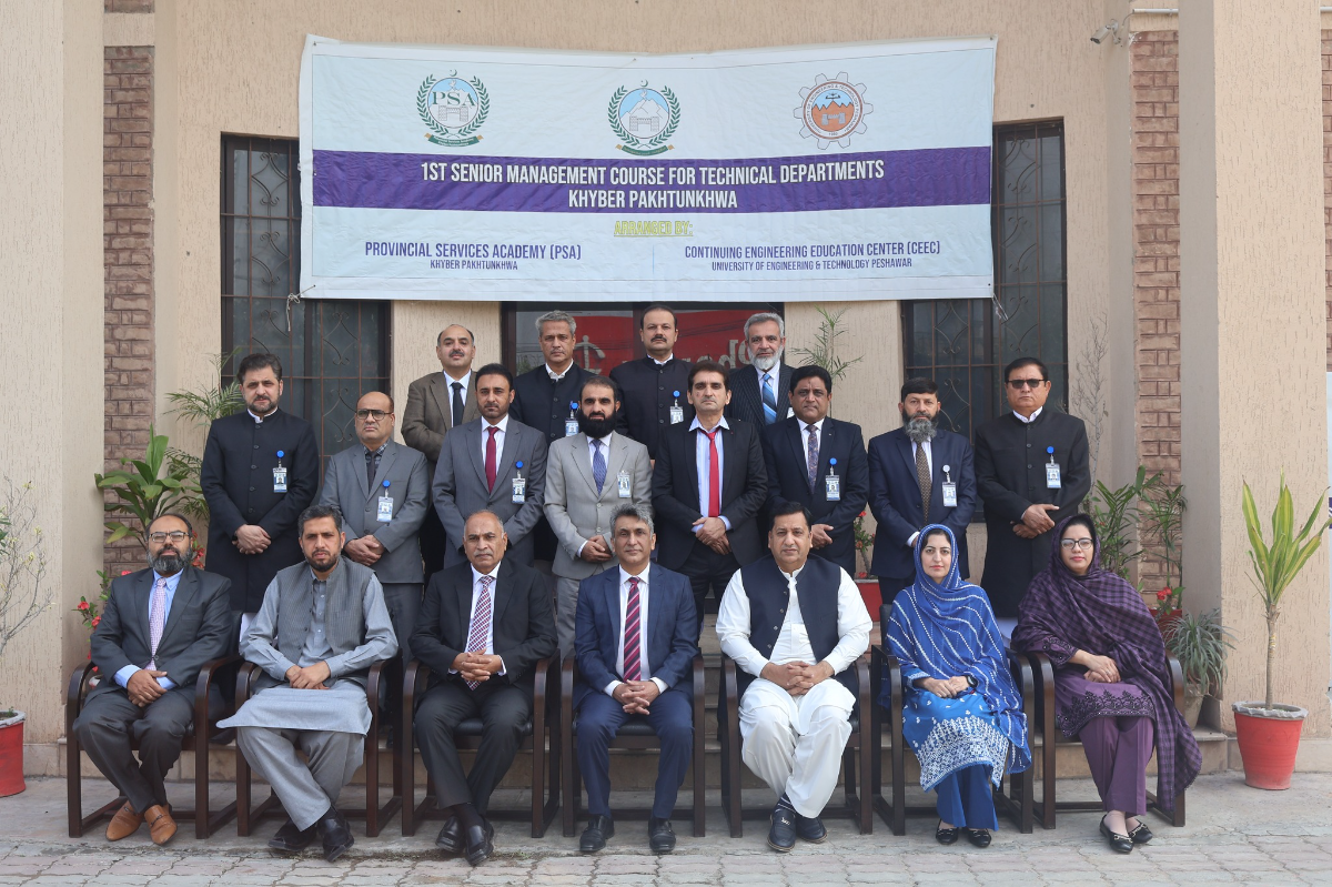 1st Senior Management Course (SMC) of Technical Departments-KP