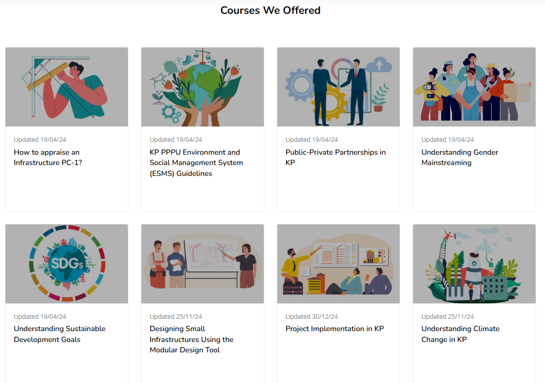 Online Course Facilities
